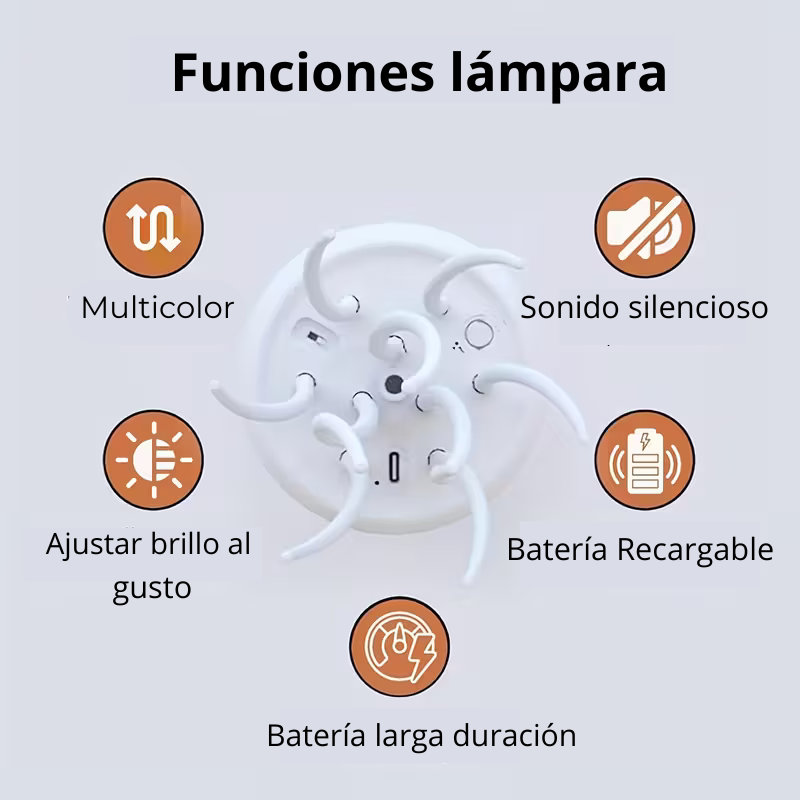 Lámpara Medusa flotante