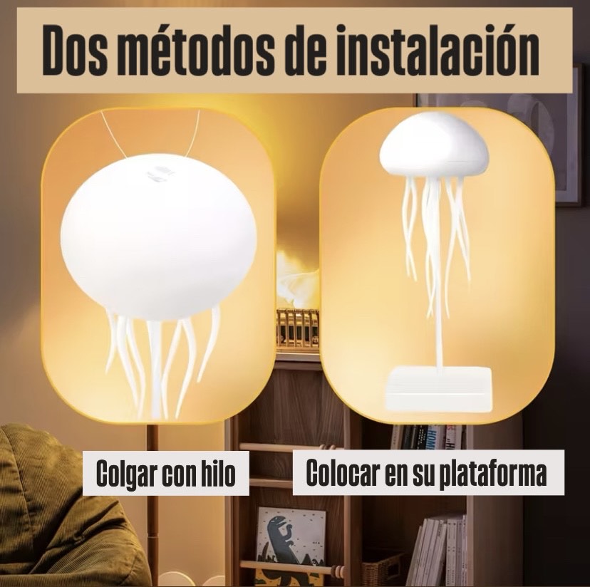 Lámpara Medusa flotante