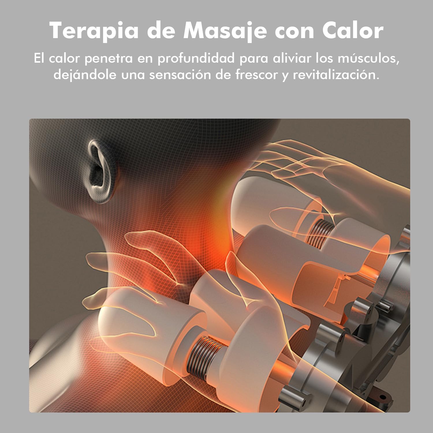Masajeador Cervical con Calor – Alivio en Minutos