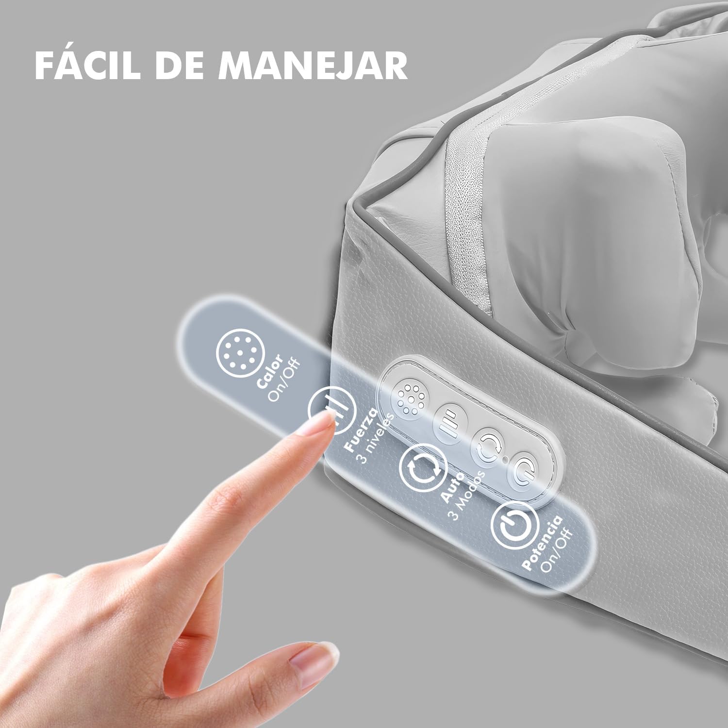 Masajeador Cervical con Calor – Alivio en Minutos